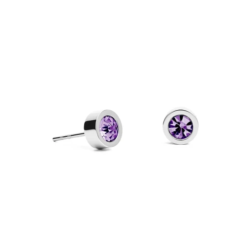 Fiore Luna Пусеты Amethyst 6х3 SWE126 AM S