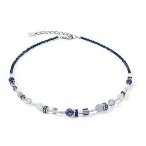 Колье Coeur de Lion Blue-Silver 4351/10-0717