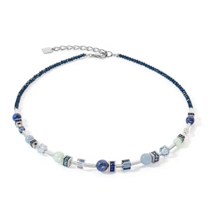 Колье Coeur de Lion Blue-Silver 4351/10-0717