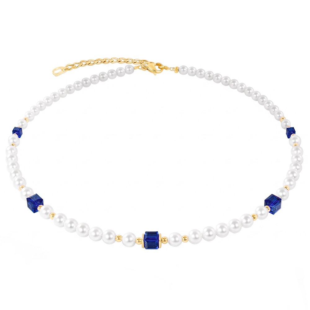 Колье Coeur de Lion Dark Blue 2110/10-0721