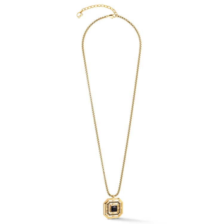Колье Coeur de Lion Black-Gold 2066/10-1316
