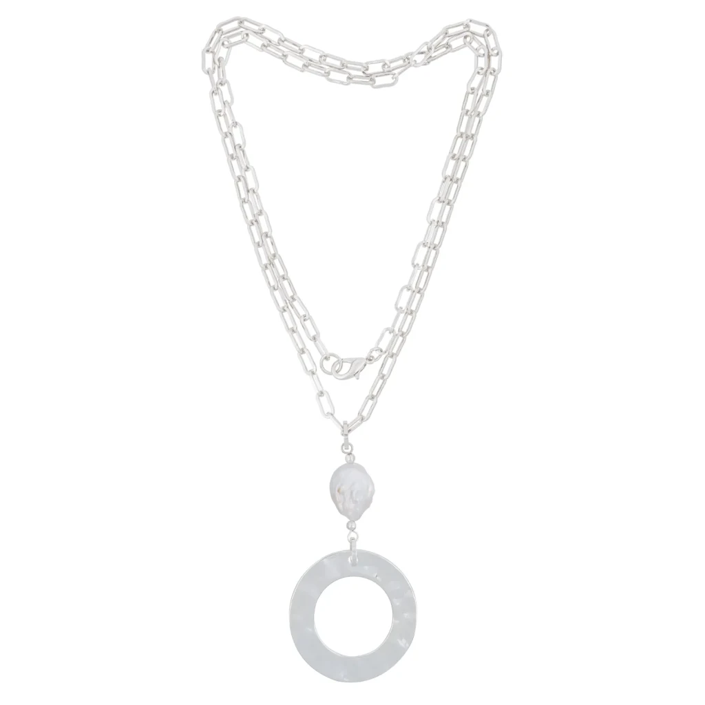 Колье Fiore Luna Perle LN5107 BW/S