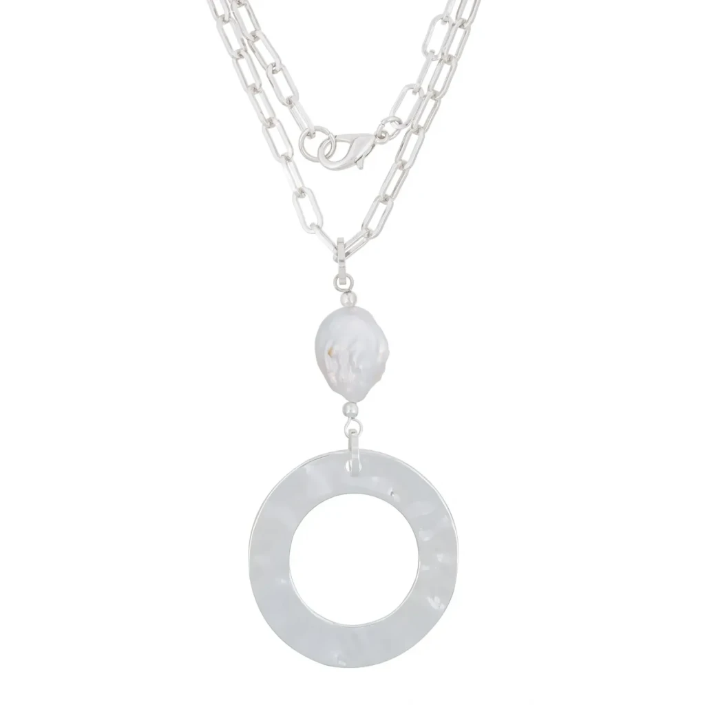 Колье Fiore Luna Perle LN5107 BW/S