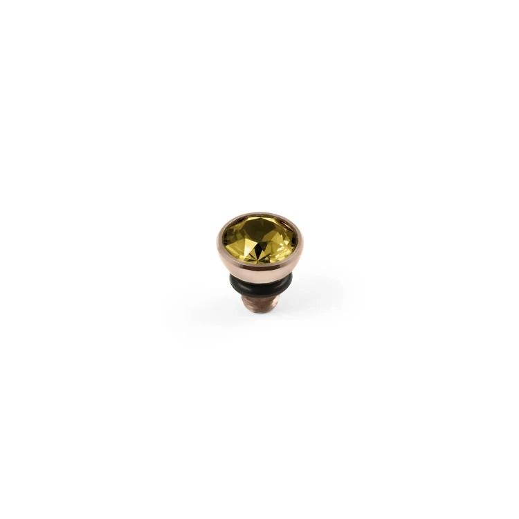 Шарм Qudo Bottone Sunflower 5мм 630086 BR/RG