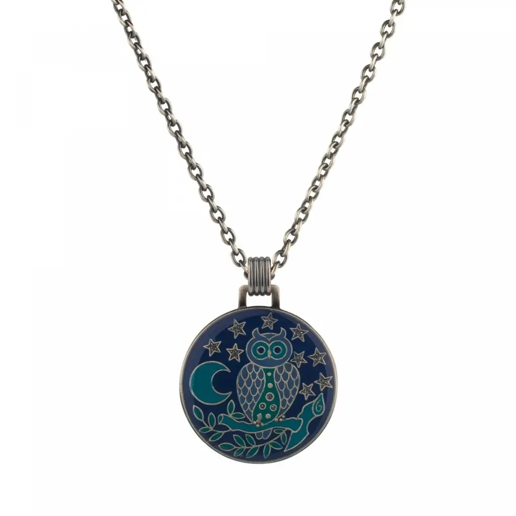 Колье Clara Bijoux Сова B26115-15 BL