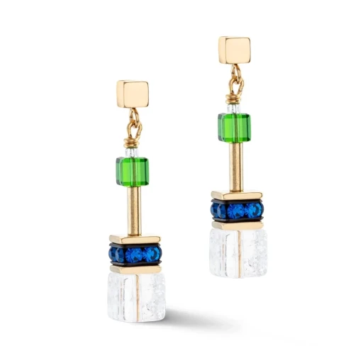 Серьги Coeur de Lion Multicolour Gold 3018/21-1516