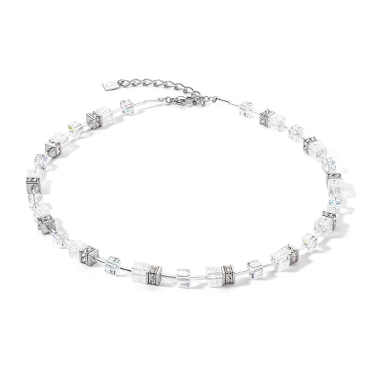 Колье Coeur de Lion White-Silver 3018/10-1417