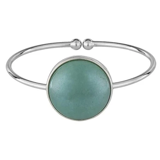 Браслет Possebon pearl green agate С1374.17 G/S