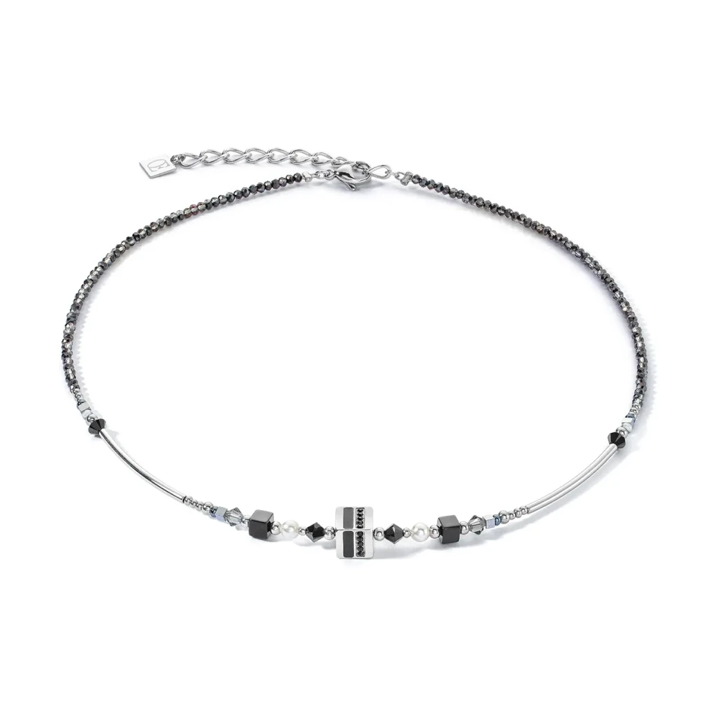 Колье Coeur de Lion Black-Silver 4355/10-1317