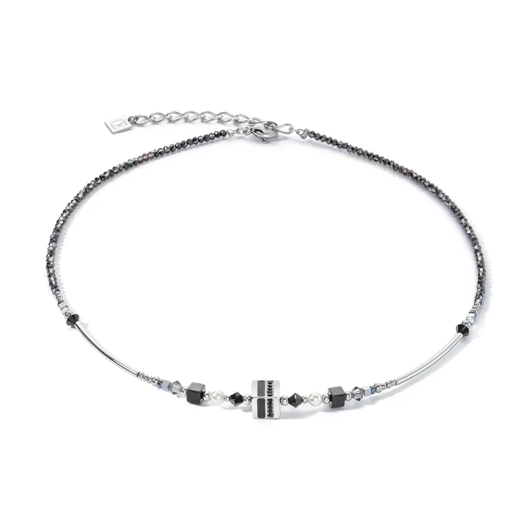 Колье Coeur de Lion Black-Silver 4355/10-1317