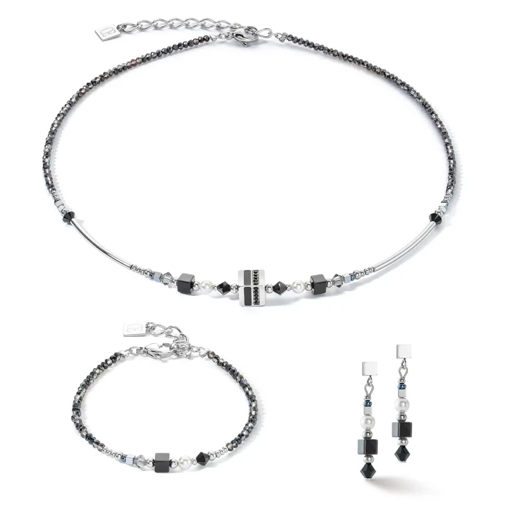 Колье Coeur de Lion Black-Silver 4355/10-1317