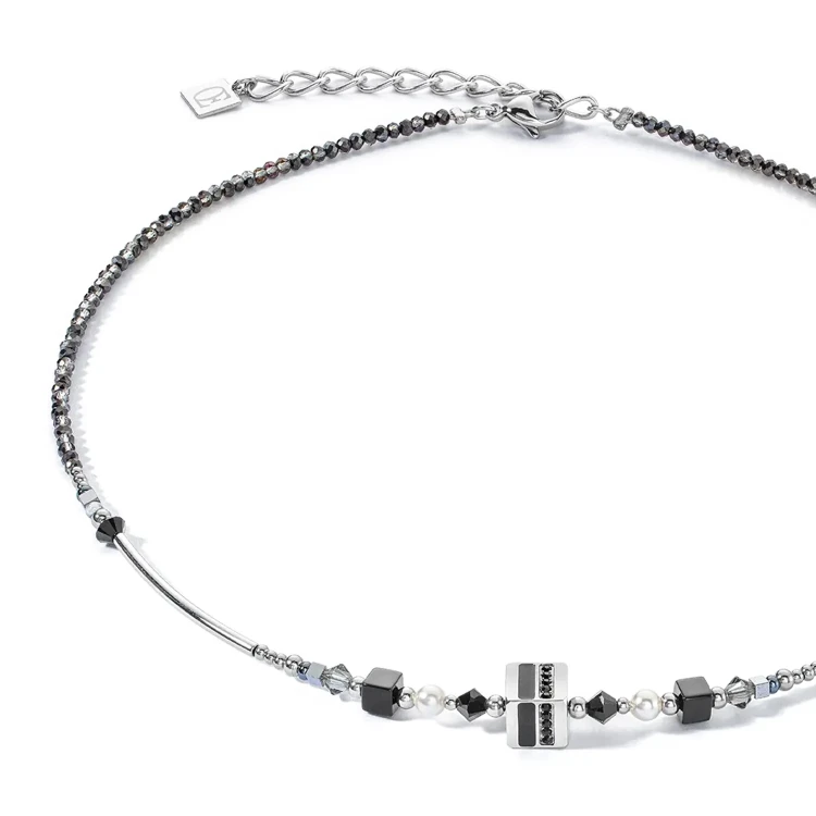 Колье Coeur de Lion Black-Silver 4355/10-1317