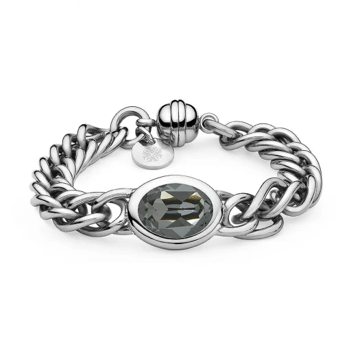 Браслет Qudo Tivola Silver Night 137114 BW/S