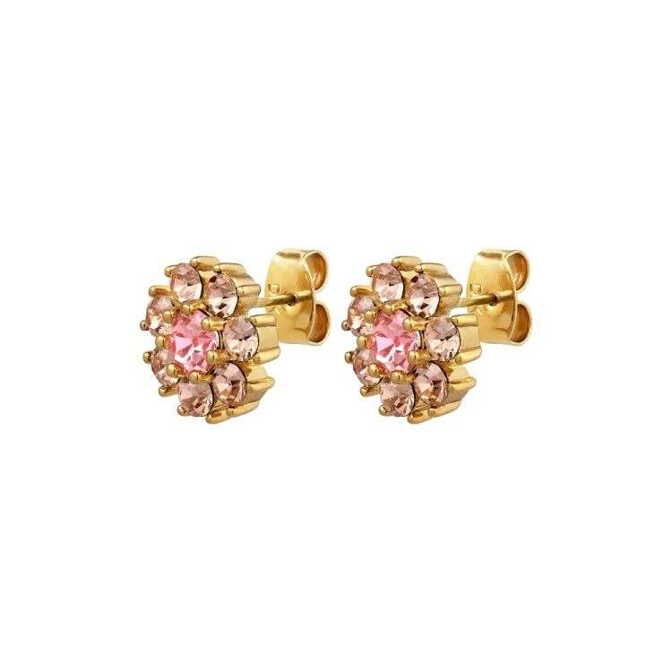 Серьги Dyrberg Kern CARNEA SG LIGHT ROSE / PEACH 460072