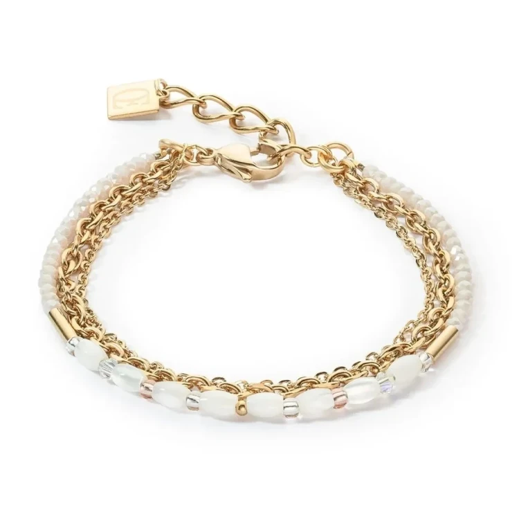 Браслет Coeur de Lion White-Gold 6005/30-1416