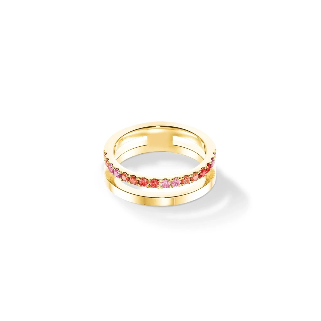 Кольцо Coeur de Lion Red-Gold 0136/40-0316 56