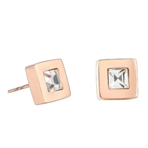 Пусеты Coeur de Lion Crystal-Rosegold 0140/21-1822