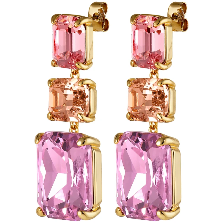 Серьги Dyrberg Kern ESMARA SG LIGHT ROSE / PEACH 460014