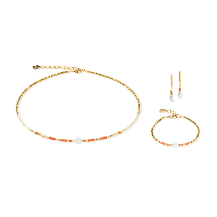 Колье Coeur de Lion Coral 4358/10-0323