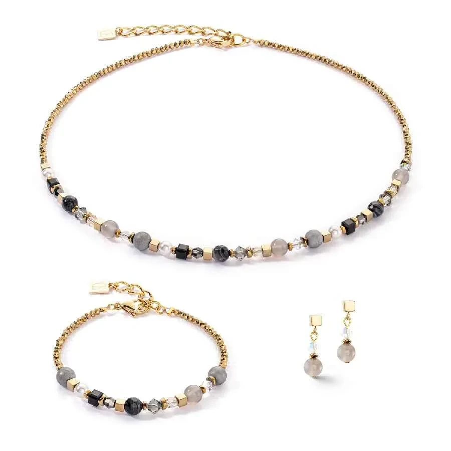 Браслет Coeur de Lion Grey-Gold 4345/30-1216