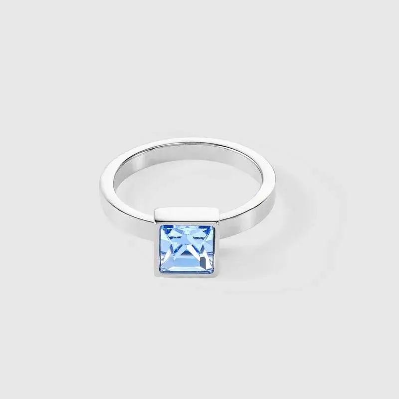 Кольцо Coeur de Lion Light Blue-Silver 18.5 мм 0500/40-0741 58