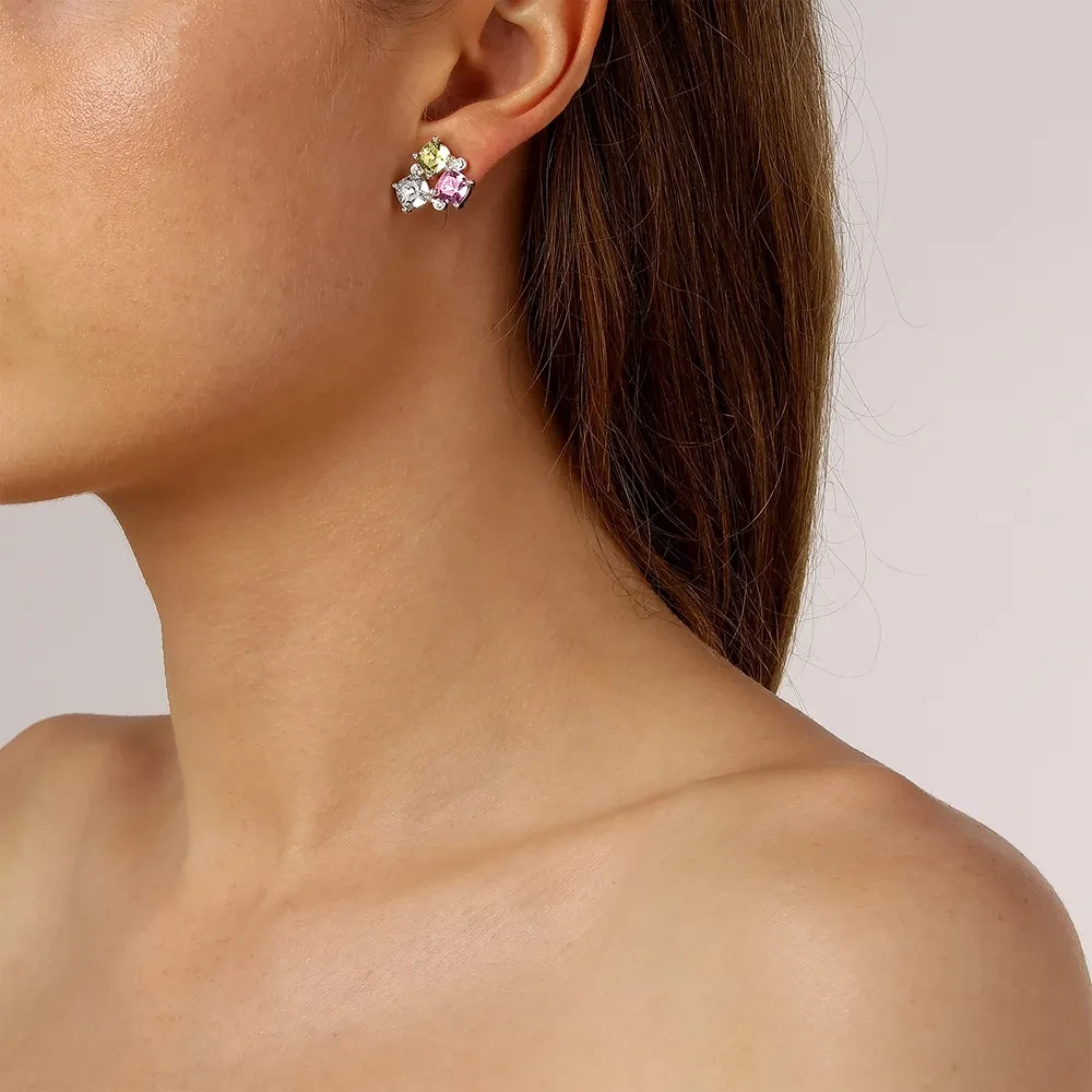 Серьги Dyrberg Kern VIENA SS YELLOW/ROSE 420098