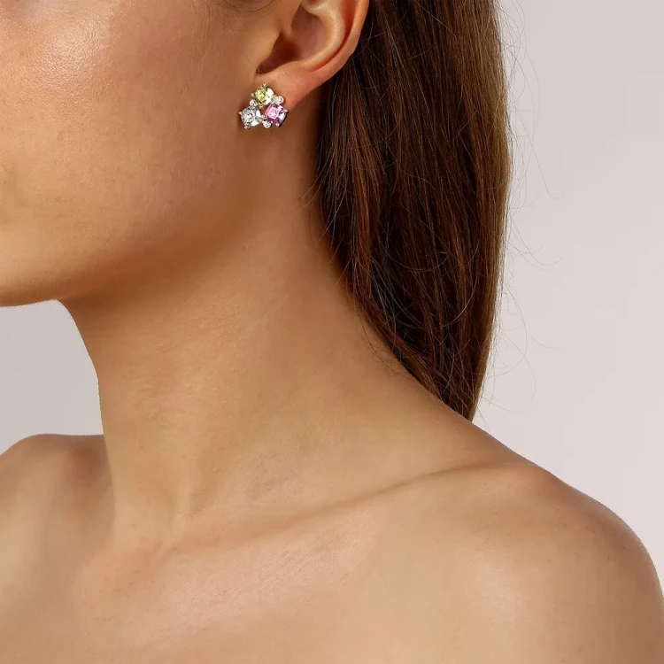 Серьги Dyrberg Kern VIENA SS YELLOW/ROSE 420098