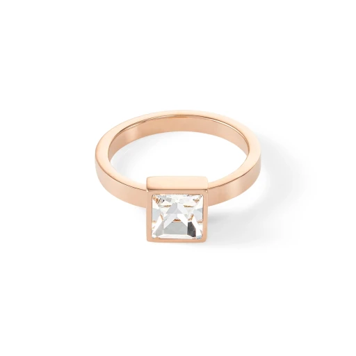 Кольцо Coeur de Lion Brilliant Square Rose Gold 0500/40-1822 60
