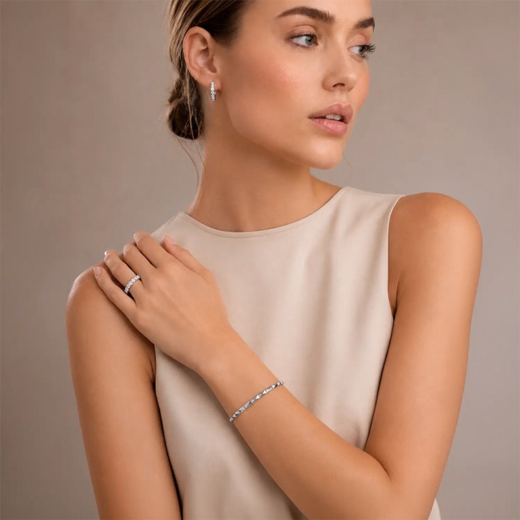 Кольцо Coeur de Lion Crystal-Silver 0145/40-1817 60