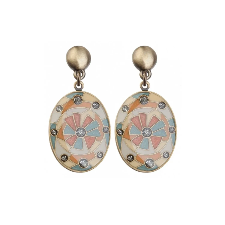 Серьги Clara Bijoux Ромашки A76734 M