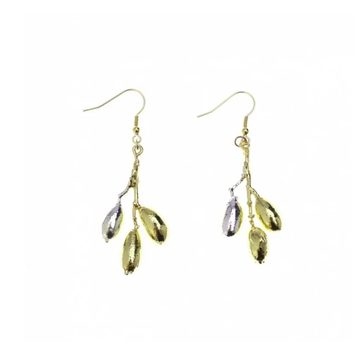 Серьги Ester Bijoux Олива SK248GAC- G/S BR