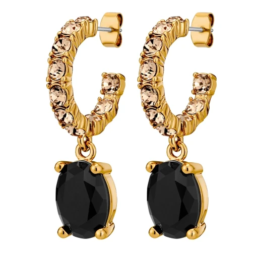 Серьги Dyrberg Kern BARBARA SG BLACK / GOLDEN 450061