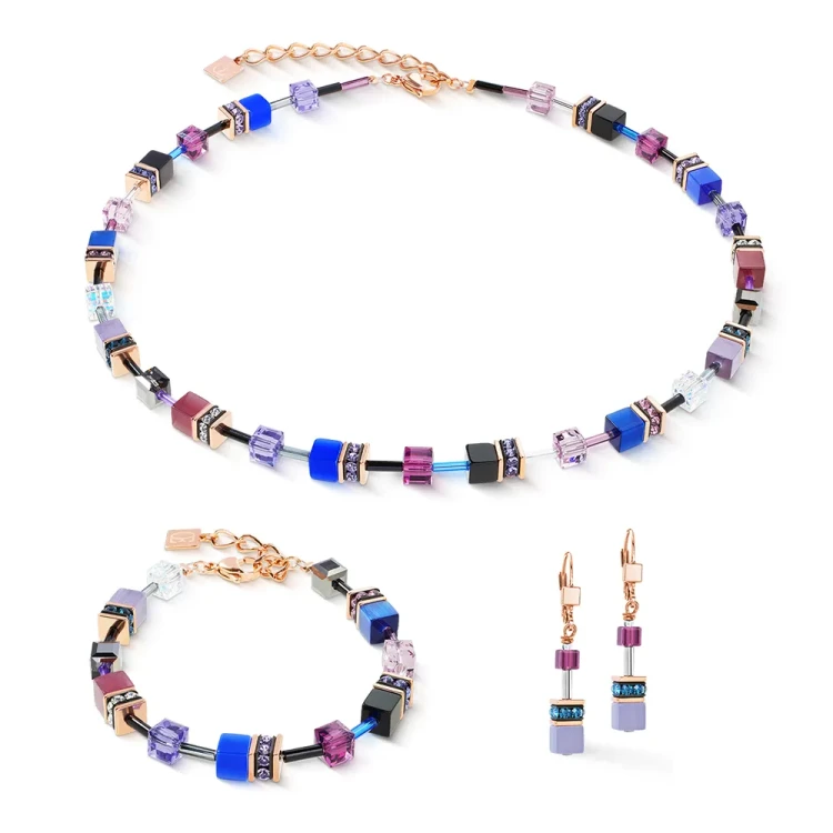 Браслет Coeur de Lion Purple-Blue 2838/30-0807