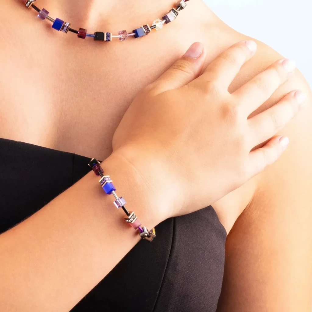 Браслет Coeur de Lion Purple-Blue 2838/30-0807
