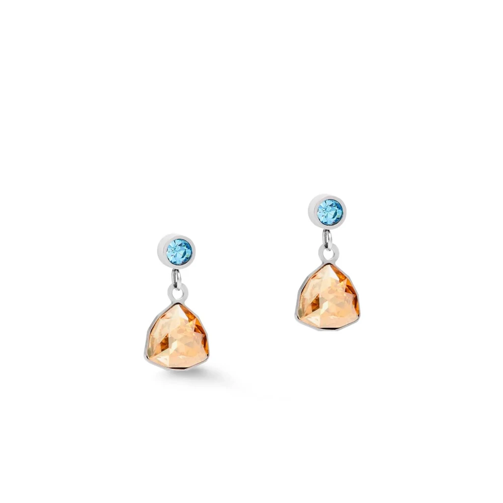 Серьги Coeur de Lion Triangle Multicolour 5032/21-1500