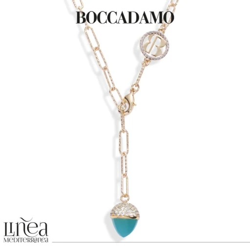 Колье Boccadamo Caleida KGR006DZ  BL/G