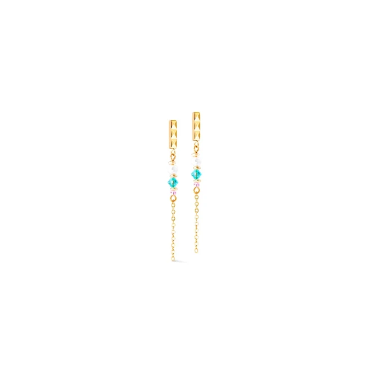 Серьги Coeur de Lion Multicolour Pastel 2 3031/21-1537
