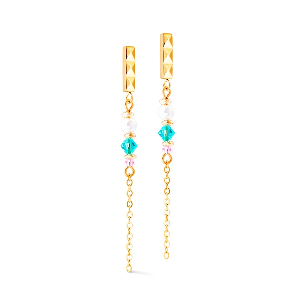 Серьги Coeur de Lion Multicolour Pastel 2 3031/21-1537