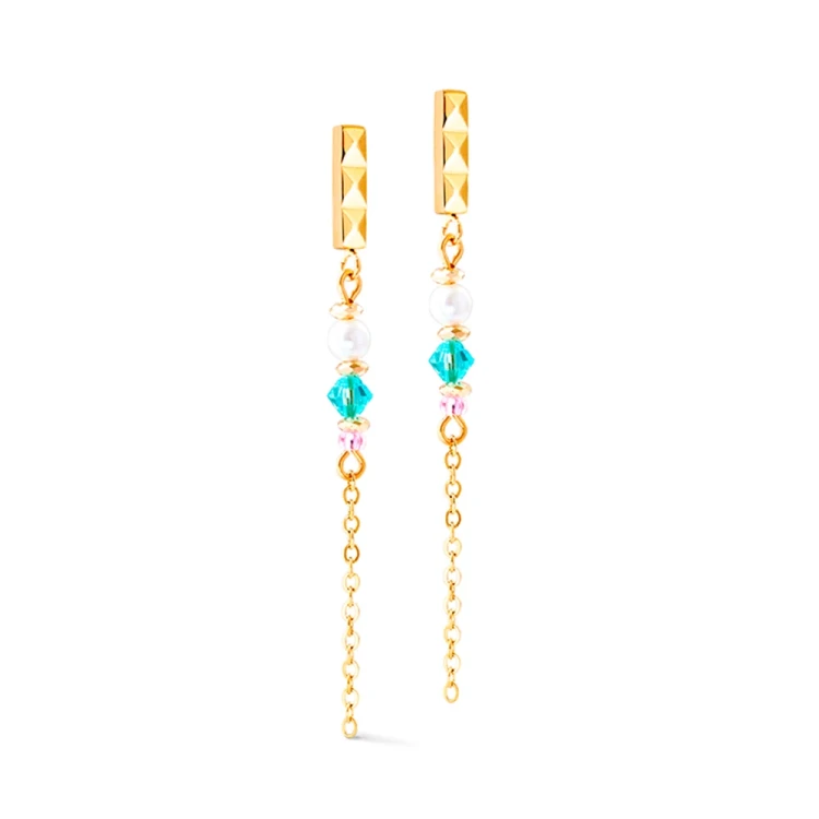 Серьги Coeur de Lion Multicolour Pastel 2 3031/21-1537