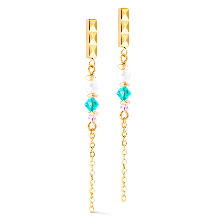Серьги Coeur de Lion Multicolour Pastel 2 3031/21-1537