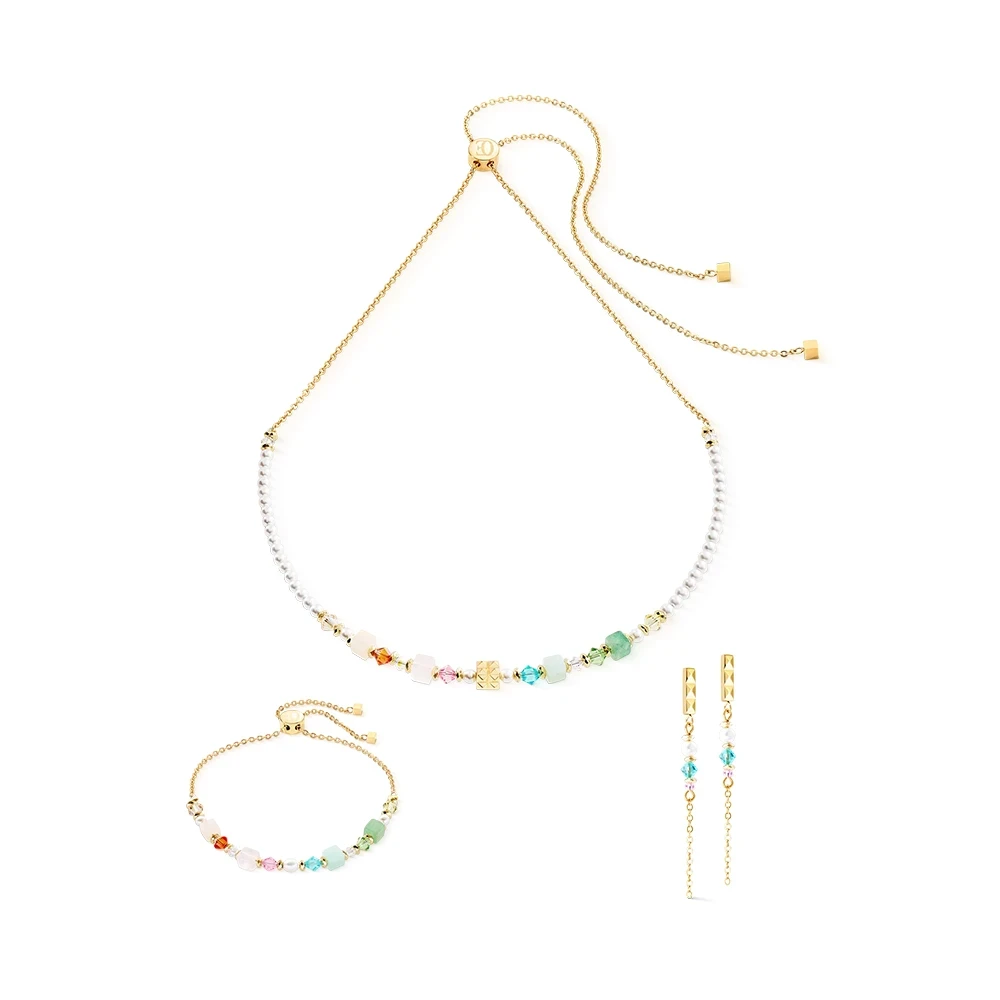 Серьги Coeur de Lion Multicolour Pastel 2 3031/21-1537