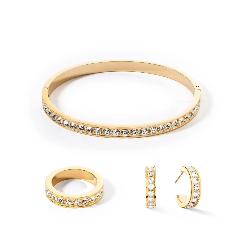 Пусеты Coeur de Lion Crystal-Gold 0131/21-1816