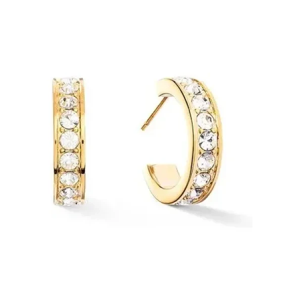 Пусеты Coeur de Lion Crystal-Gold 0131/21-1816