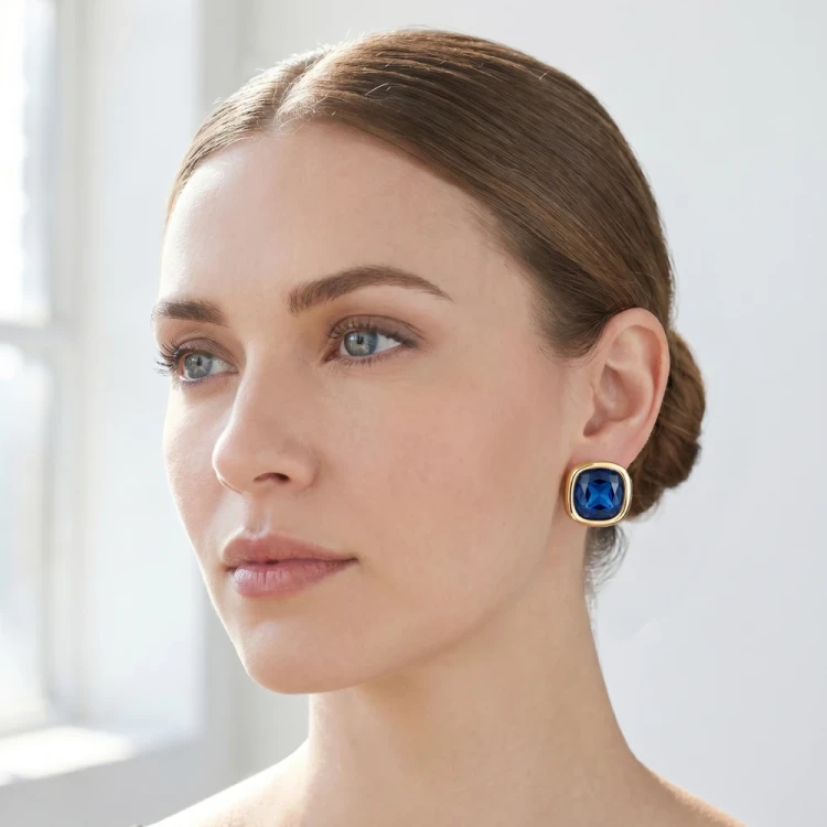 Серьги Sapphire Fiore Luna AG210405E-021 G