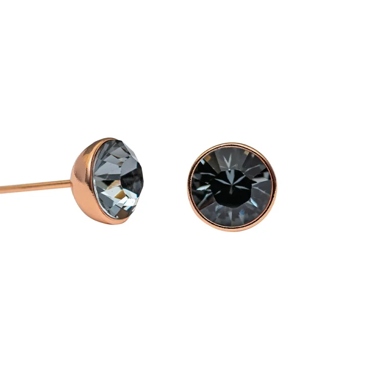 Пусеты Crystal Silver Night SWE298 CSN RG