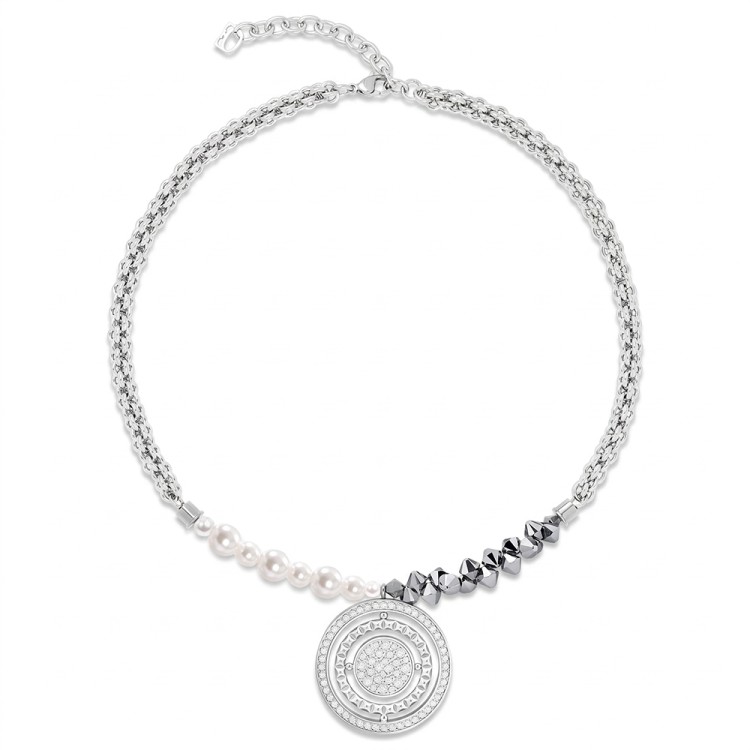 Колье Coeur de Lion White-Silver 2061/10-1417