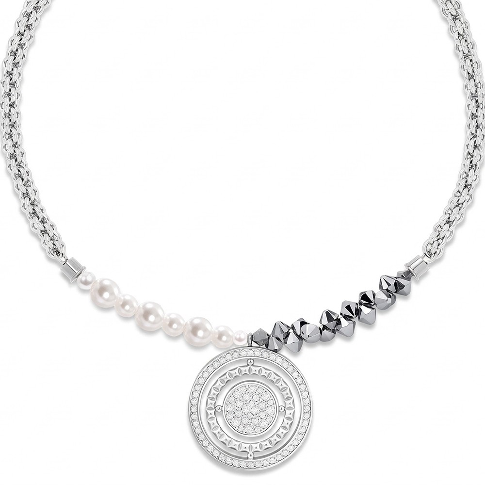 Колье Coeur de Lion White-Silver 2061/10-1417