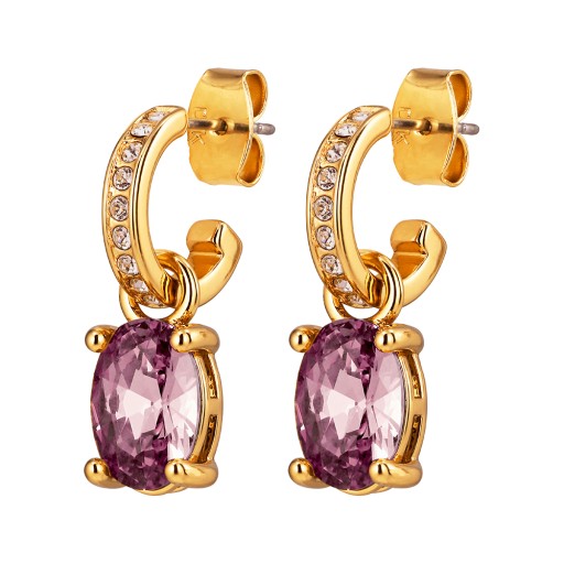 Серьги Dyrberg Kern SOLENE SG VINTAGE ROSE / GOLDEN 490226