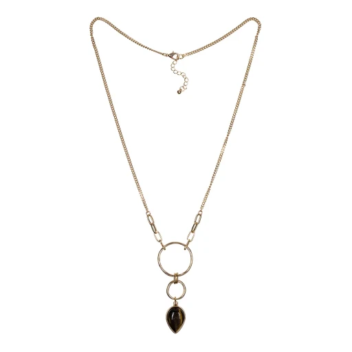 Колье Fiore Luna TIGER EYE LN3171-6 BR/G