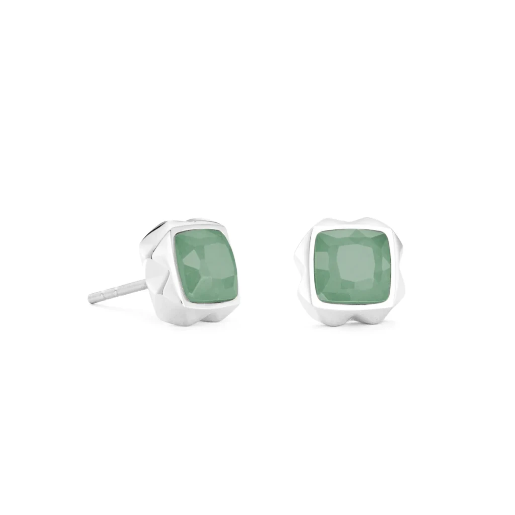 Серьги Coeur de Lion Green-Silver 1200/21-0517